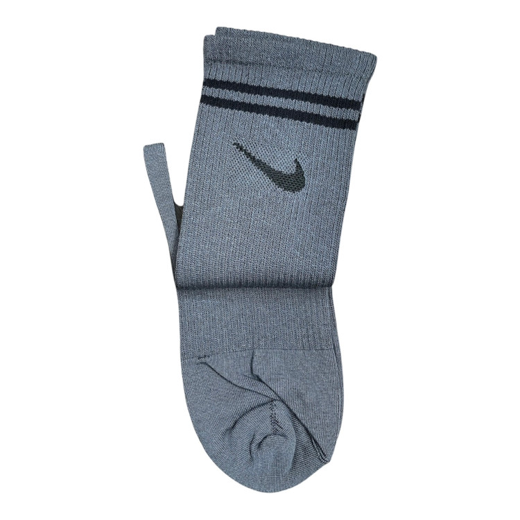 جوراب ساق بلند سوپر پنبه کشی رنگ طوسی برند نایک nike