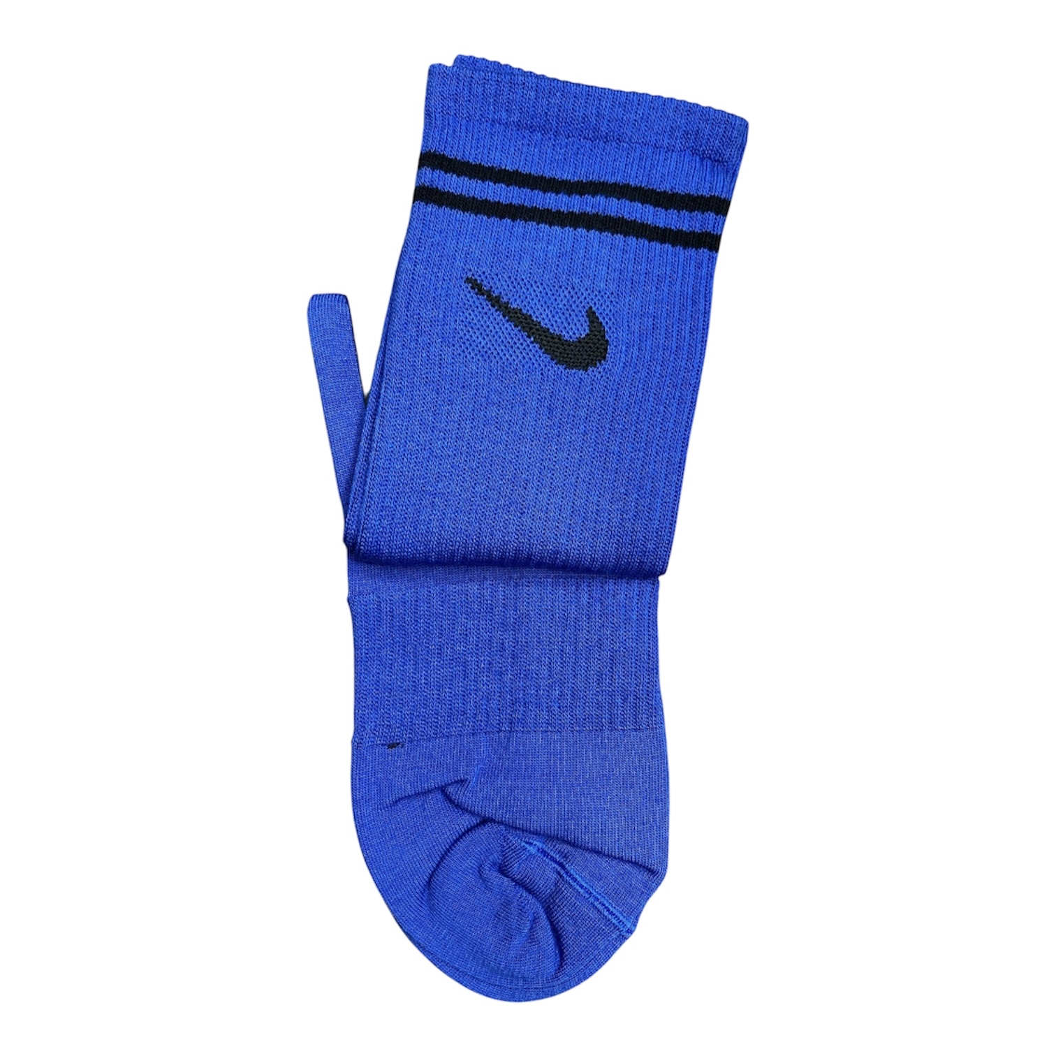 جوراب ساق بلند سوپر پنبه کشی رنگ  ابی برند نایک nike