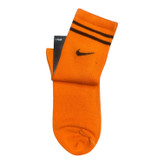 جوراب ساق بلند سوپر پنبه کشی رنگ نارنجی برند نایک nike