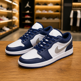کتونی ایر جردن وان nike-jordan رنگ سرمه ای سفید