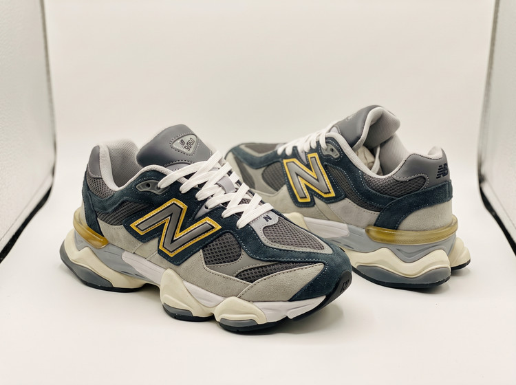 کتونی New balance 9060 رنگ طوسی زرد