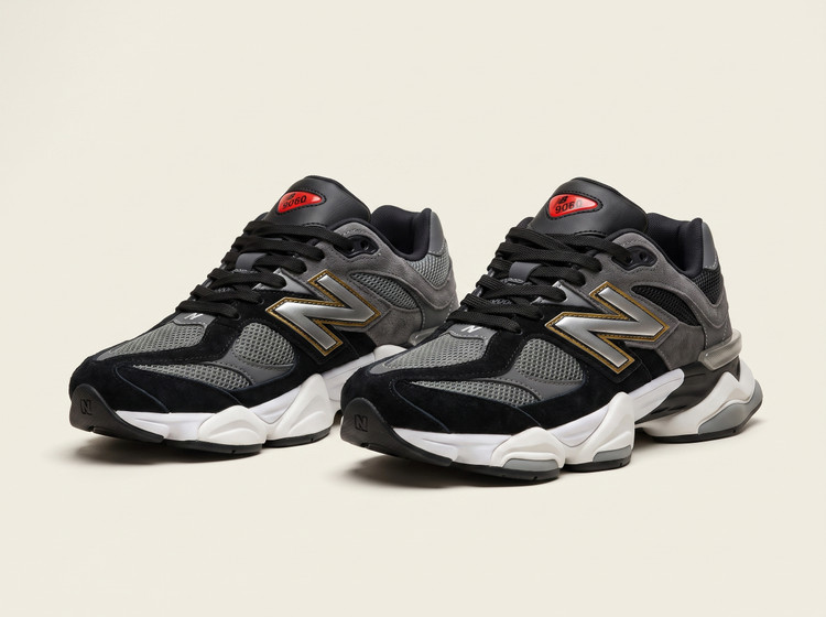 کتونی New balance 9060 رنگ مشکی N زرد