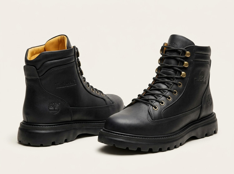بوت Timberland تیمبرلند تمام چرم طبیعی خارجی رنگ مشکی