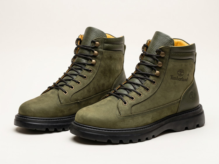 بوت Timberland تیمبرلند تمام چرم طبیعی خارجی رنگ سبز