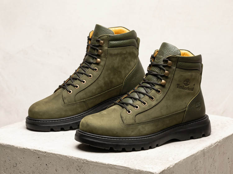 بوت Timberland تیمبرلند تمام چرم طبیعی خارجی رنگ سبز