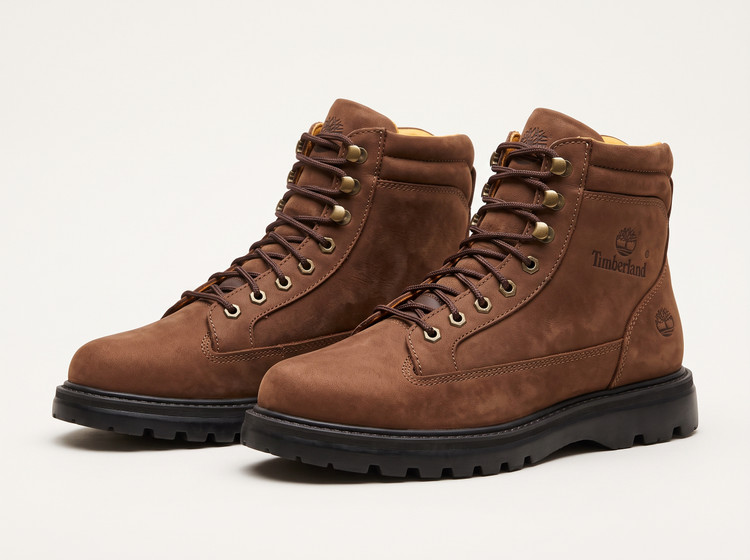 بوت Timberland تیمبرلند تمام چرم طبیعی خارجی رنگ قهوه ای تیره