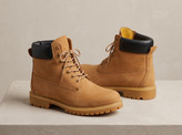 بوت چرم نبوک timberland رنگ قهوه ای شتری